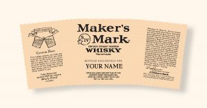 Read more about the article Maker’s Mark Bespoke Whiskey – Custom Holiday Labels