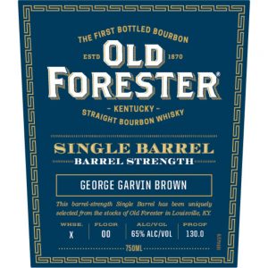 Read more about the article Old Forester Barrel Strength – OF Single Barrel Barrel Proof