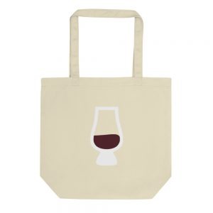 Half Full Whiskey Glass Eco Tote Bag