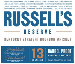 Read more about the article Russell’s Reserve 13 Year Barrel Proof Bourbon